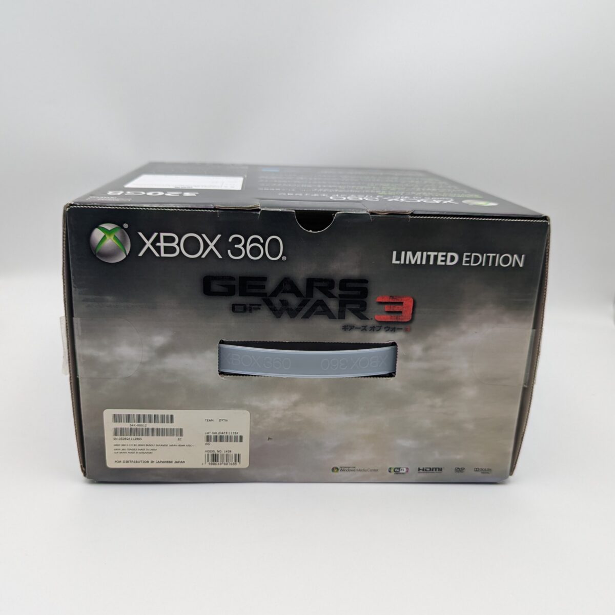 CIB Refurbished Gears of War Limited Edition Xbox 360 Slim RGH Console, Trinity, 320GB