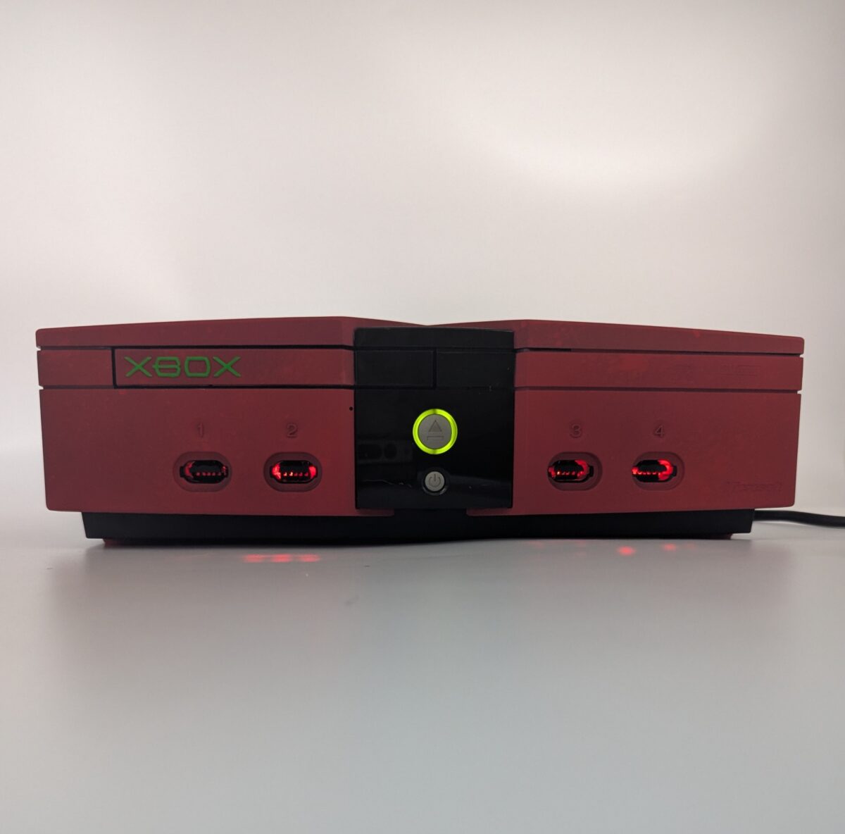 Refurbished Modded Original Xbox, Red Splatter Custom Paint, 2TB HDD, Cerbios