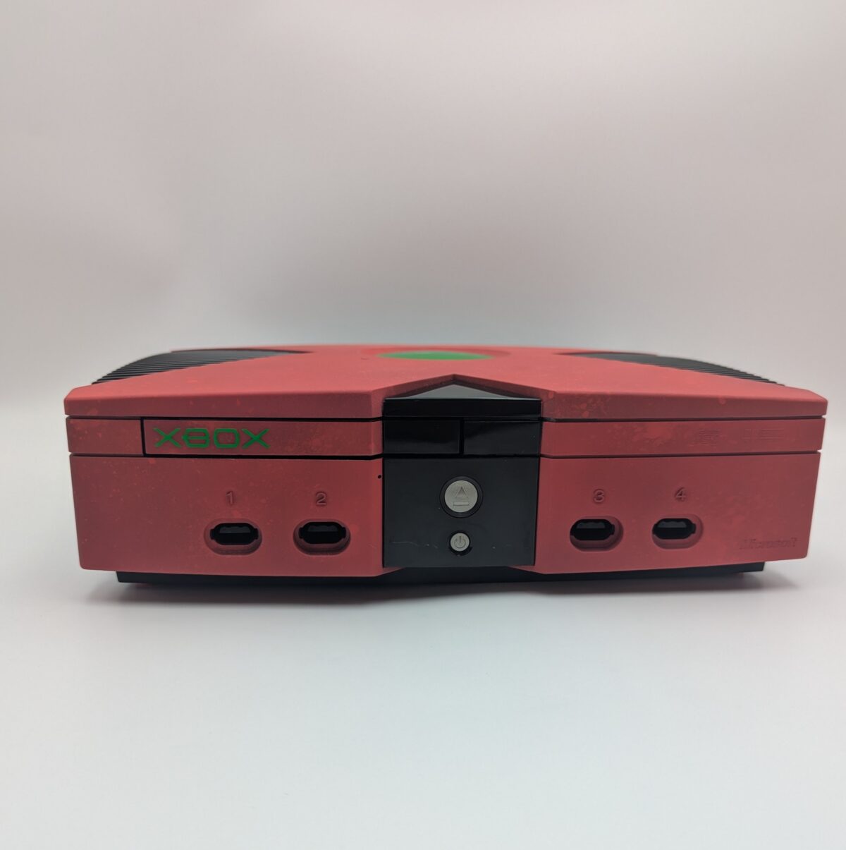 Refurbished Modded Original Xbox, Red Splatter Custom Paint, 2TB HDD, Cerbios