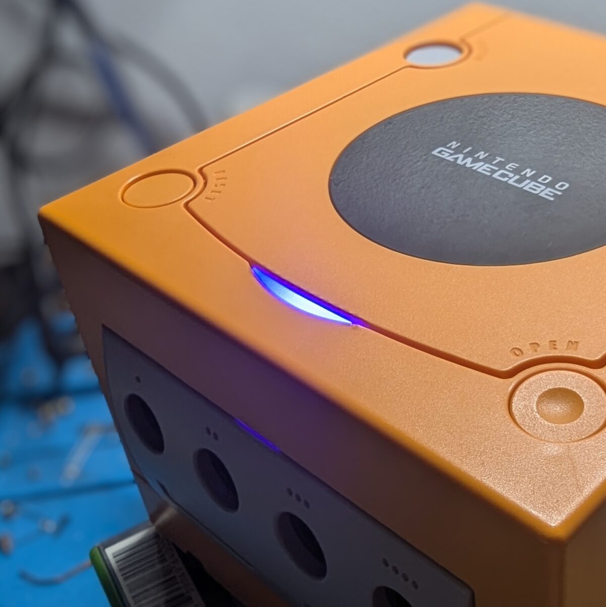 Refurbished Picoboot Modded Orange Spice GameCube, DOL-001, 64GB