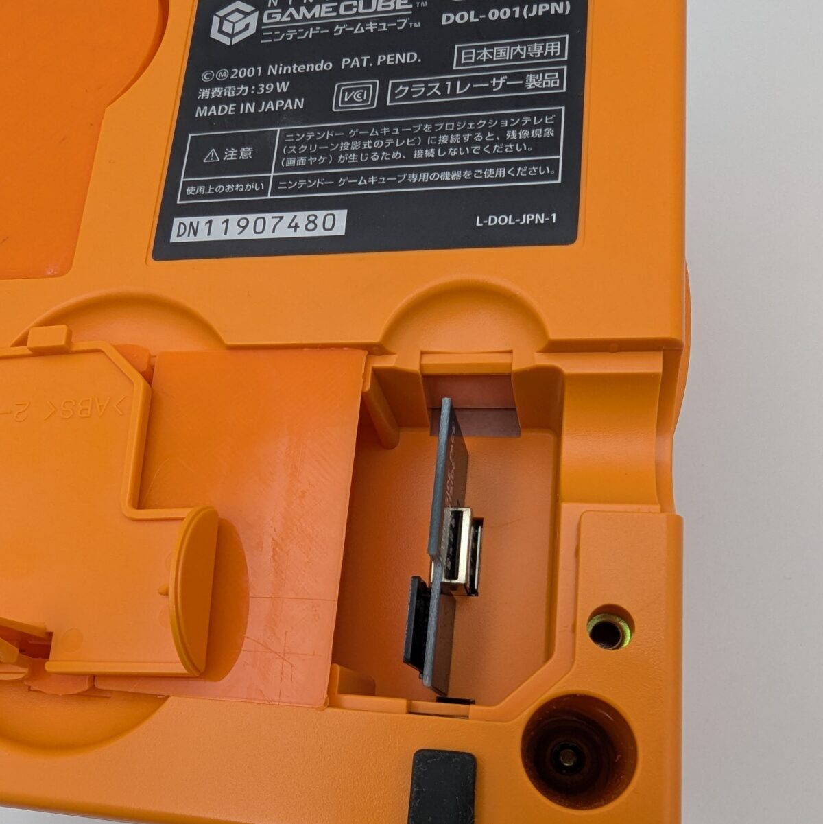 Refurbished Picoboot Modded Orange Spice GameCube, DOL-001, 64GB