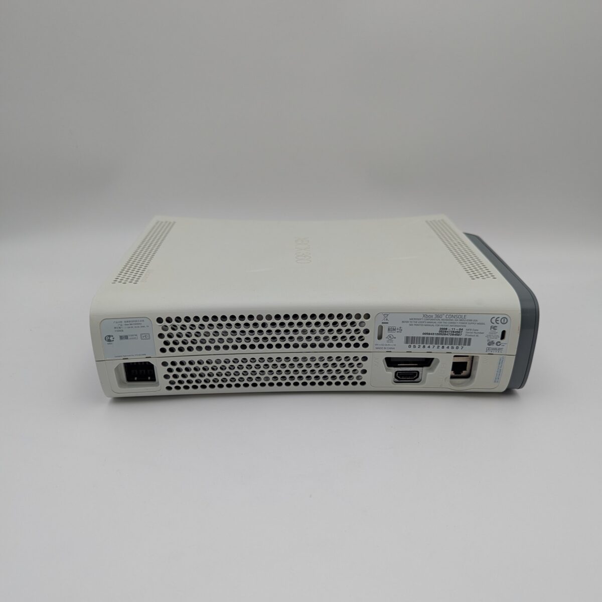 Refurbished White Xbox 360 Phat RGH Console, Jasper, 120GB HDD, Blue & Red LEDs